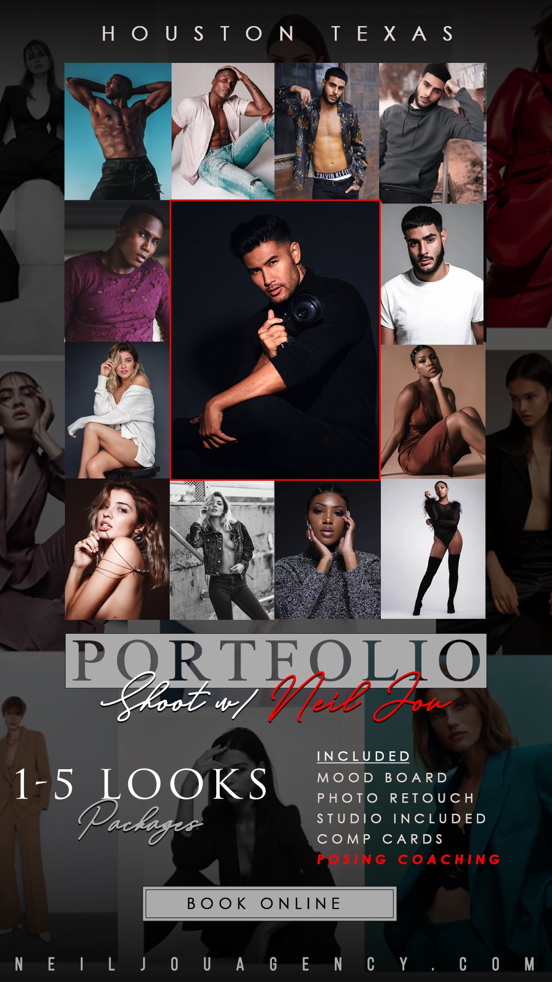 Portfolio Shoot w/ Posing Coaching by Neil (Houston)